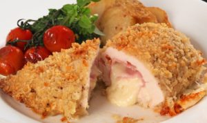 Lee más sobre el artículo Pechuga de pollo con queso crema y Jamón Ibérico Navidul
