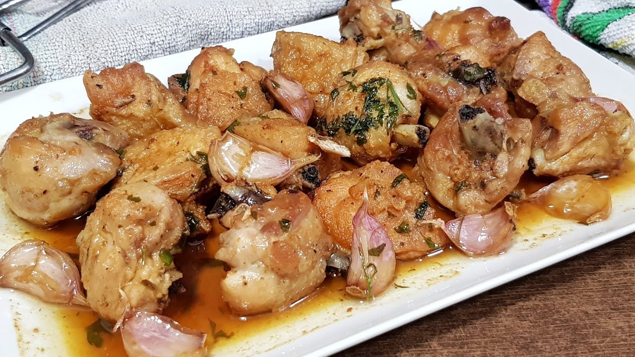 Lee más sobre el artículo Receta de pollo al Ajillo