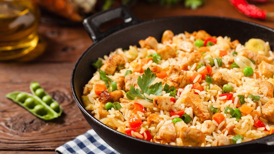 En este momento estás viendo Arroz a la milanesa