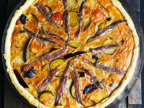 Lee más sobre el artículo Pastel de patatas con anchoas y pimientos