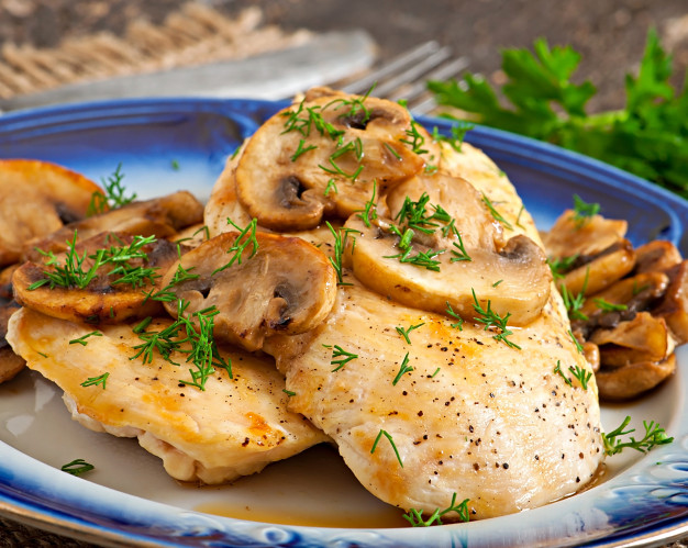 En este momento estás viendo Pollo con champiñones