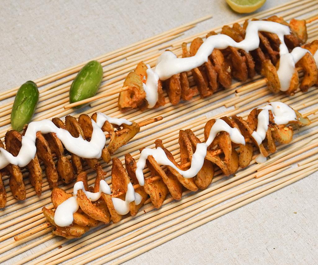 Aloo Twisters picante